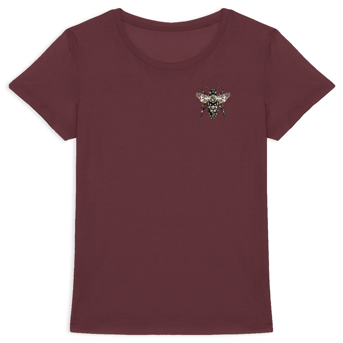 Bee Bolted 6 Logo T-shirt Femme à Col Rond 