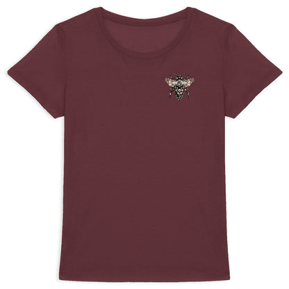 Bee Bolted 6 Logo T-shirt Femme à Col Rond 