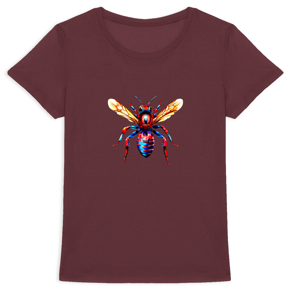 Spider Man Bee Front T-shirt Femme à Col Rond