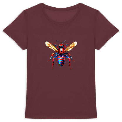 Spider Man Bee Front T-shirt Femme à Col Rond