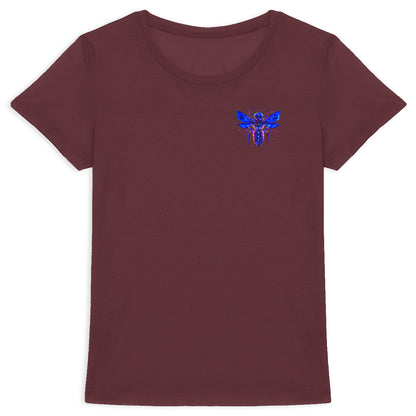 Eletronic Chip Blue Bee 1 Logo T-shirt Femme à Col Rond