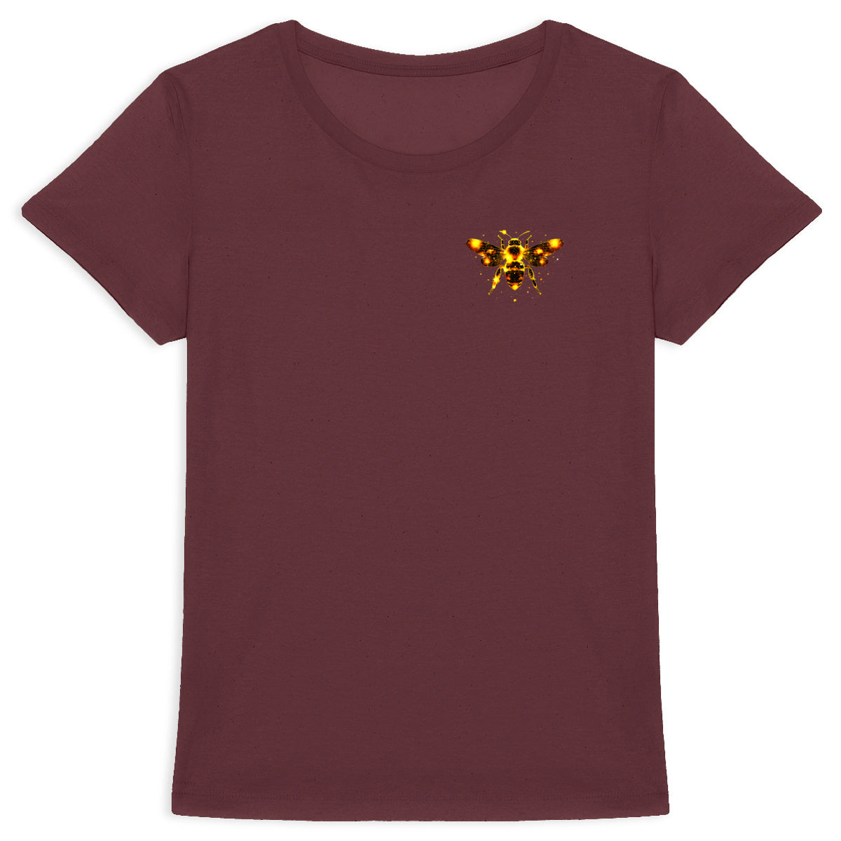 Celestial Yellow Bee 1 Logo T-shirt Femme à Col Rond