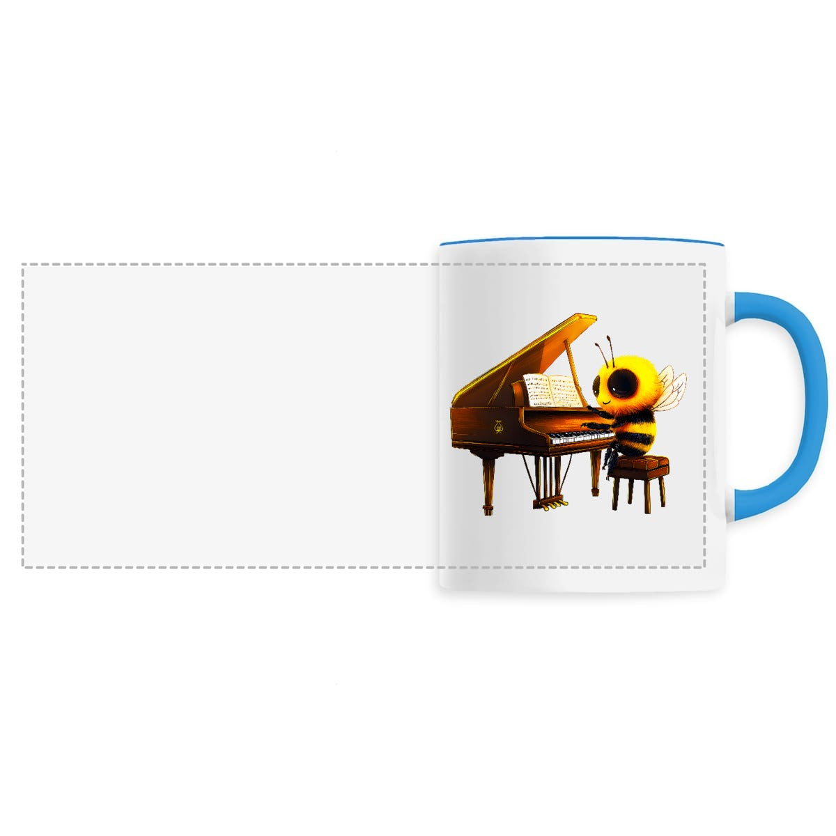 Piano Bee 1 Mug Céramique