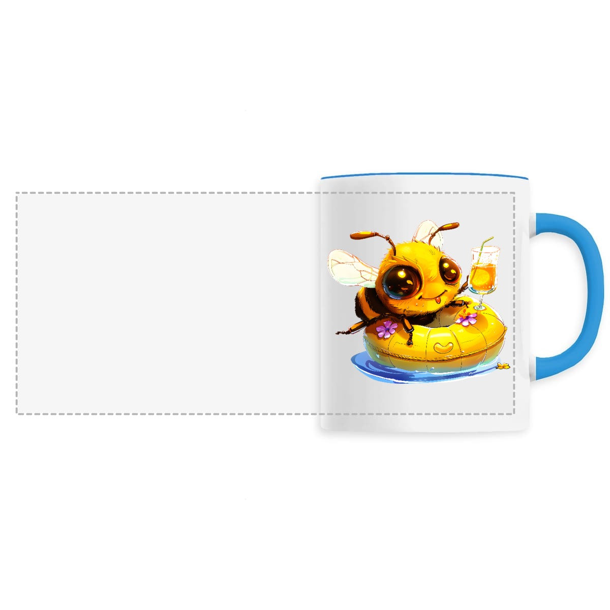 Chilling Out Bee in the Pool Mug Céramique