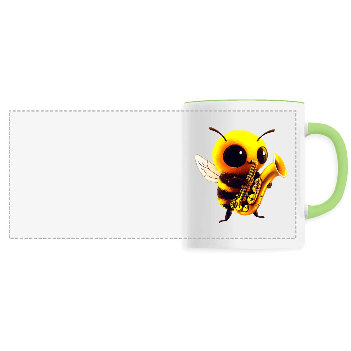 Saxophone Bee 1 Mug Céramique