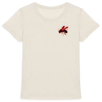 Eletronic Chip Red Bee 2 Logo T-shirt Femme à Col Rond