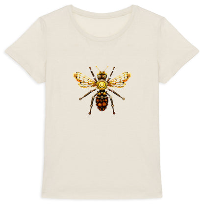 Bee Bolted 1 Front T-shirt Femme à Col Rond