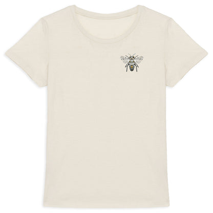 Bee Bolted 5 Logo T-shirt Femme à Col Rond 