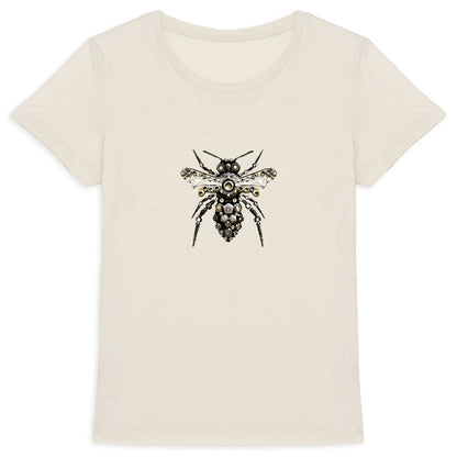 Bee Bolted 6 Front T-shirt Femme à Col Rond 