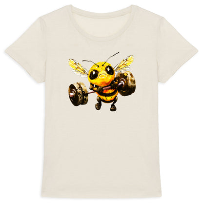 Bodybuild Bee 1 Front T-shirt Femme à Col Rond