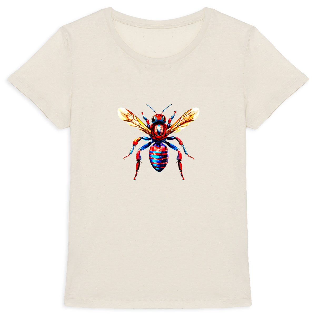 Spider Man Bee Front T-shirt Femme à Col Rond