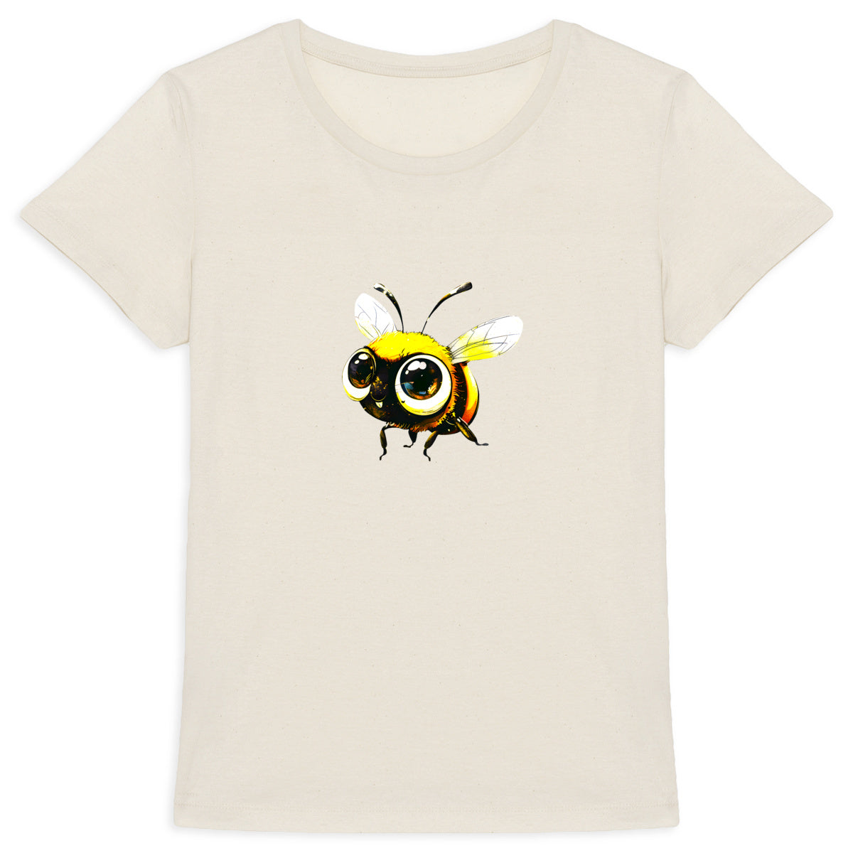 Cute Bee 2 Front T-shirt Femme à Col Rond