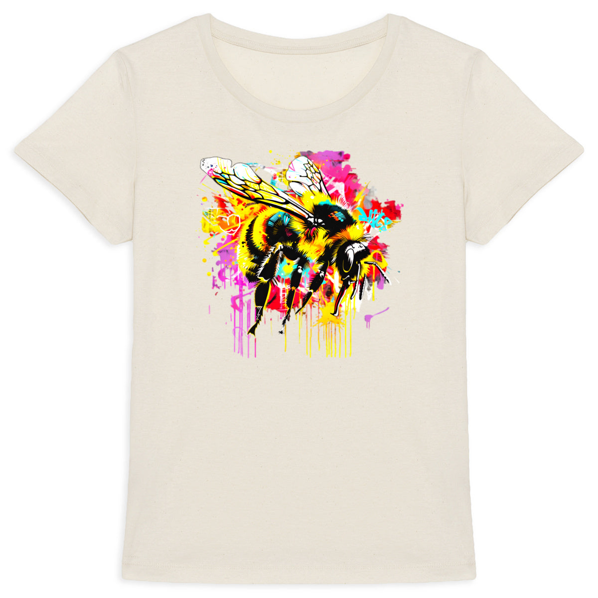 Street Art Graph 3 Front T-shirt Femme à Col Rond