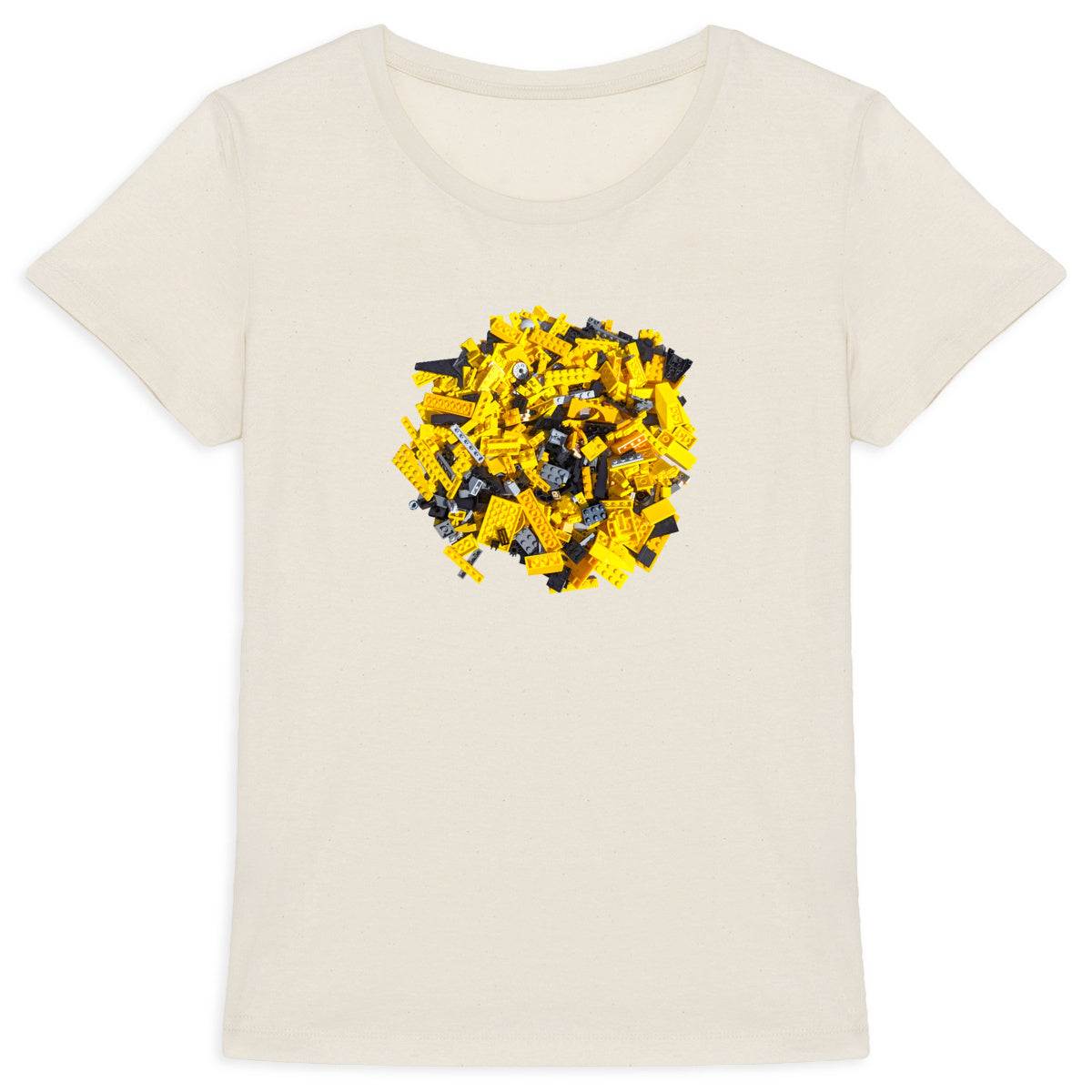 Lego Bee 1 Back with T-shirt Femme à Col Rond