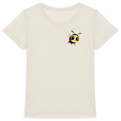 Cute Bee 1 Logo T-shirt Femme à Col Rond