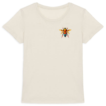 Wonder Woman Bee Logo T-shirt Femme à Col Rond