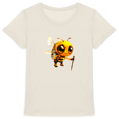 Hiking Bee 1 Front T-shirt Femme à Col Rond