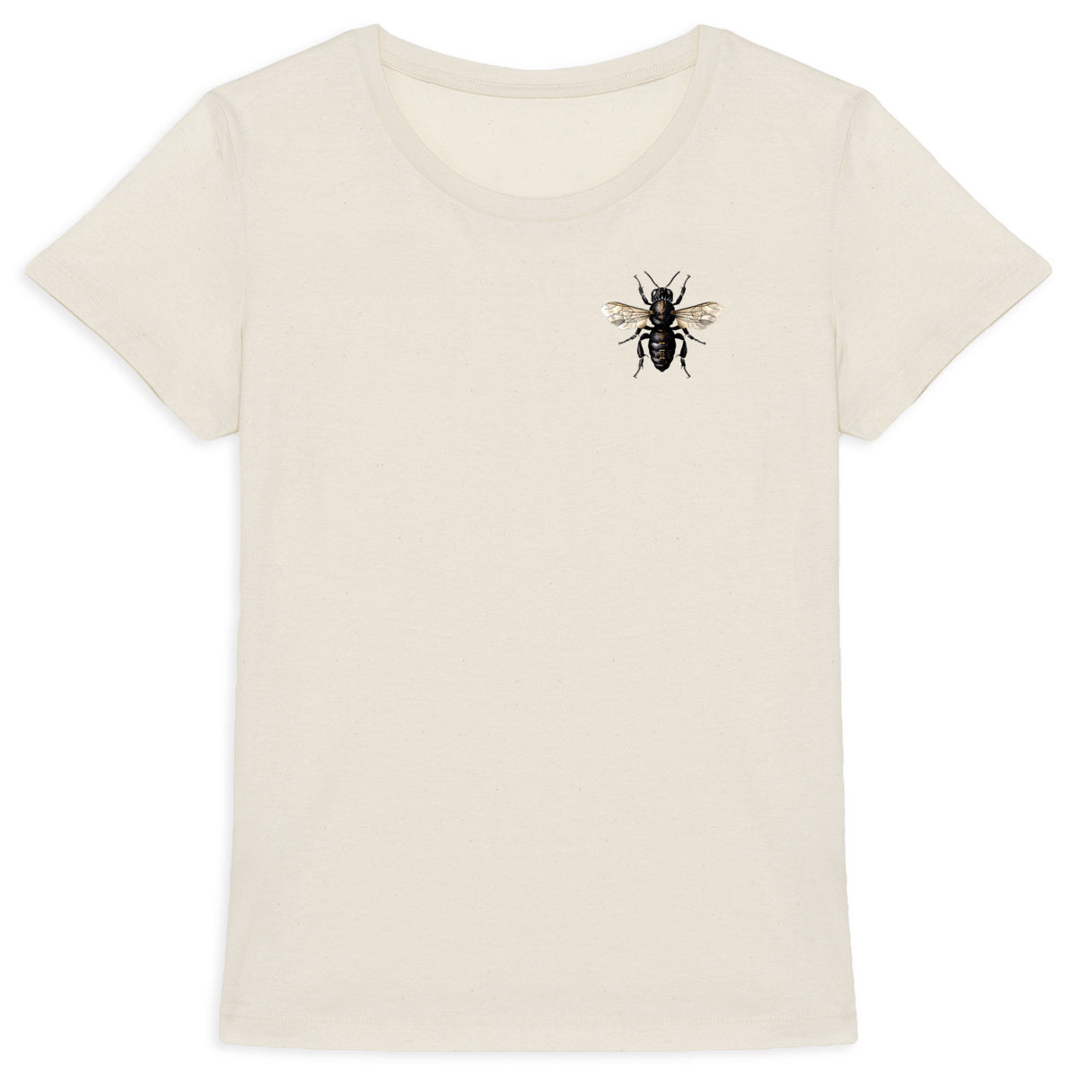 Black Panther Bee Logo T-shirt Femme à Col Rond