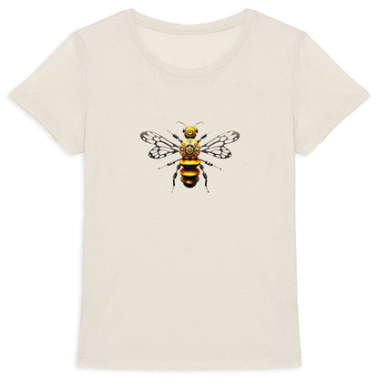 Bee Bolted 4 Front T-shirt Femme à Col Rond 