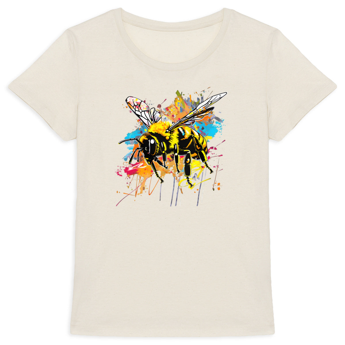 Street Art Graph 1 Front T-shirt Femme à Col Rond