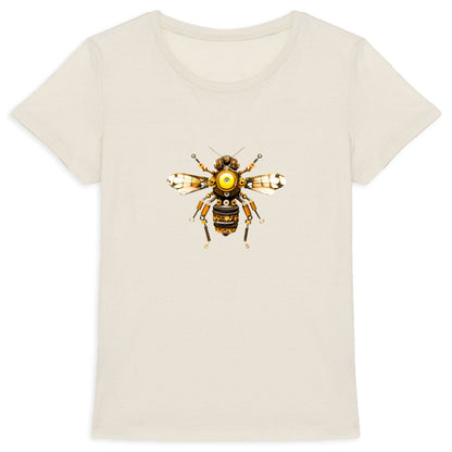 Bee Bolted 3 Front T-shirt Femme à Col Rond 