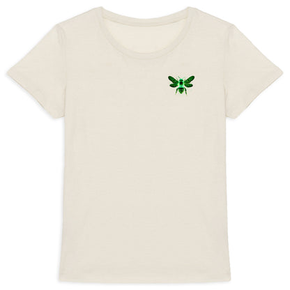 Celestial Green Bee 1 Logo T-shirt Femme à Col Rond