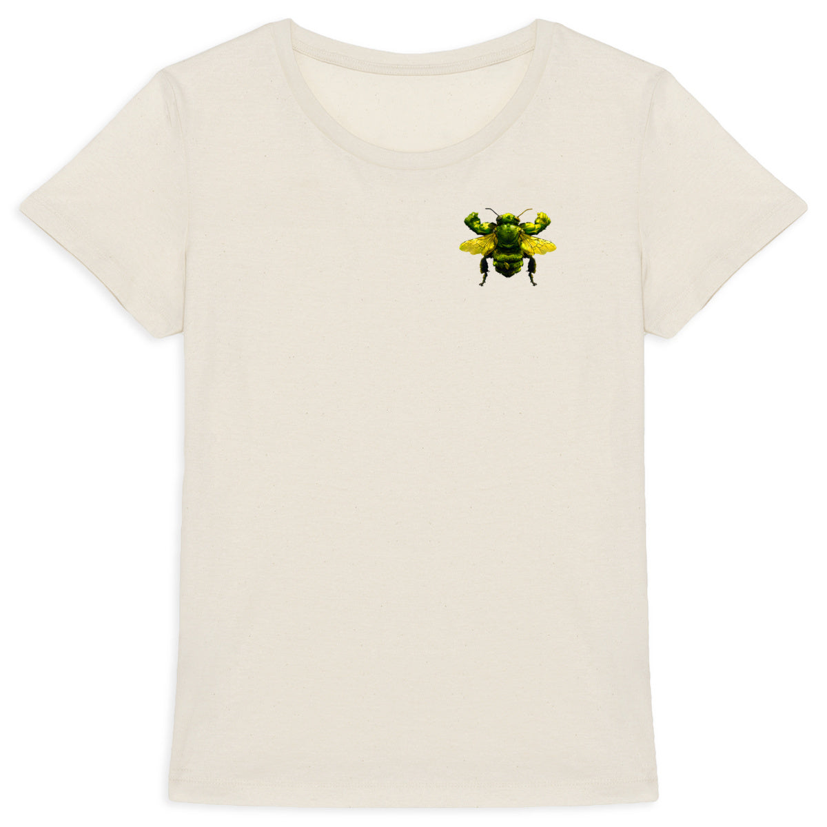 Hulk Bee Logo T-shirt Femme à Col Rond