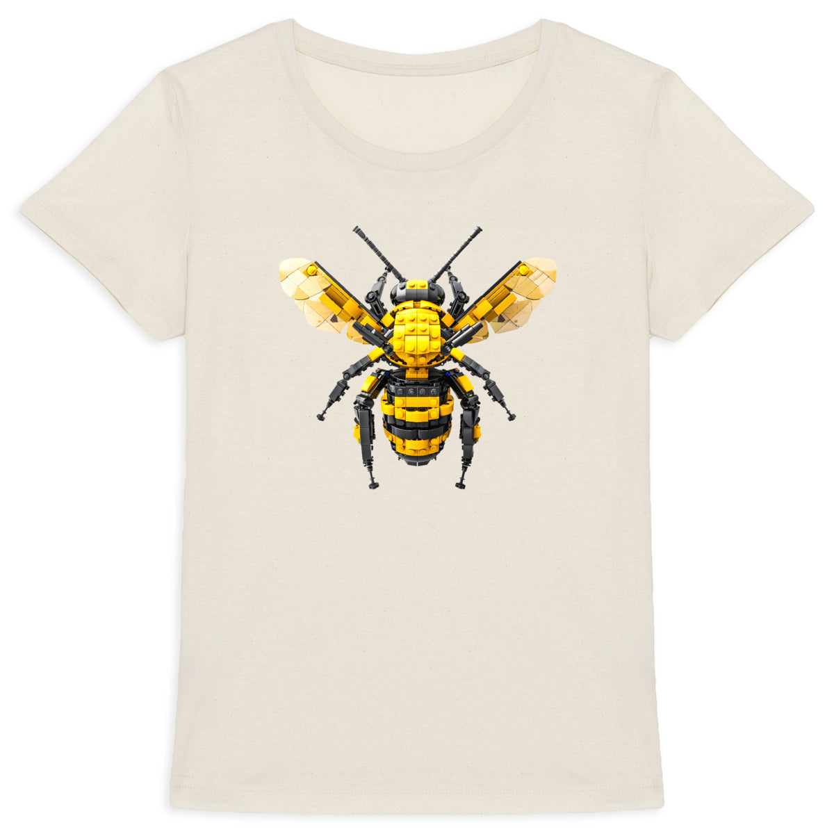 Lego Bee 1 Front with T-shirt Femme à Col Rond