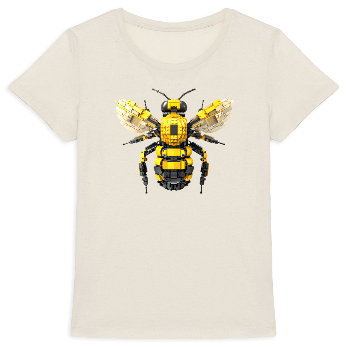 Lego Bee 2 Front with  T-shirt Femme à Col Rond