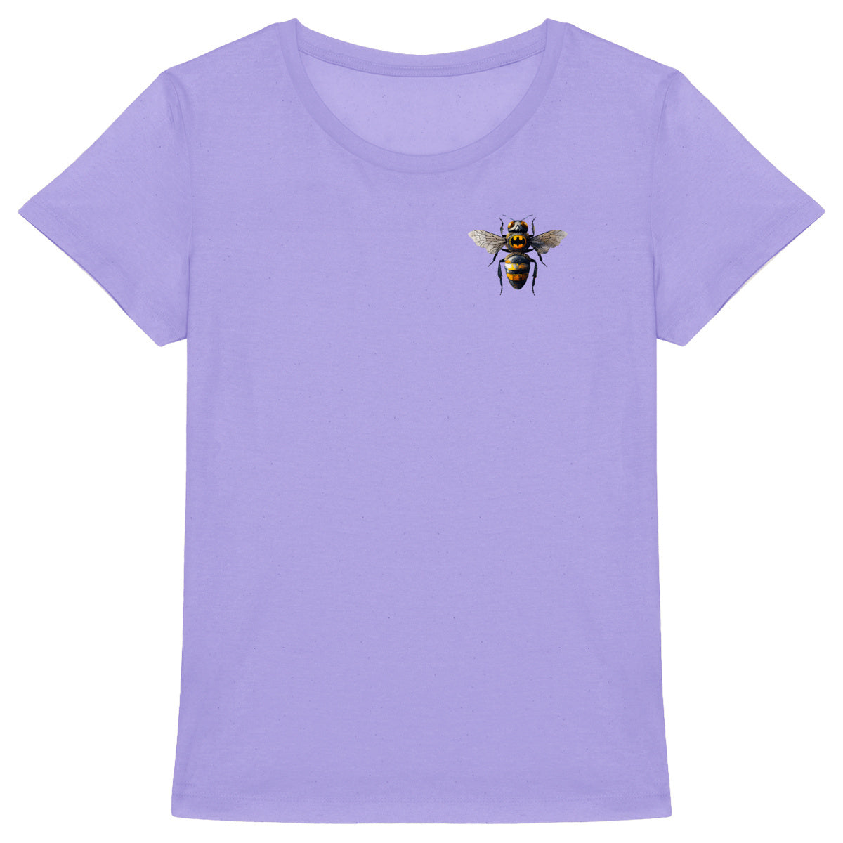 Batman Bee Logo T-shirt Femme à Col Rond