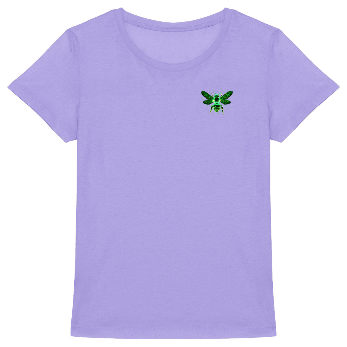 Celestial Green Bee 1 Logo T-shirt Femme à Col Rond