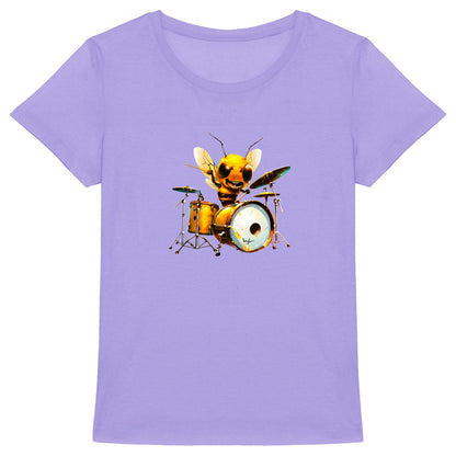 Battery Bee 2 Front T-shirt Femme à Col Rond