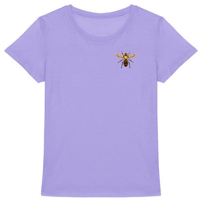 Bee Bolted 1 Logo T-shirt Femme à Col Rond