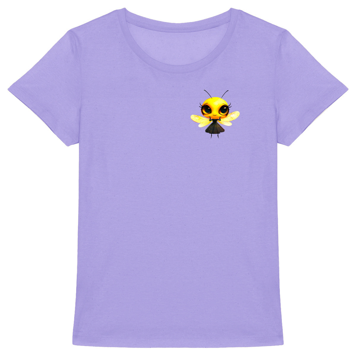 Dressed Up Bee 2 Logo T-shirt Femme à Col Rond