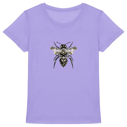 Bee Bolted 6 Front T-shirt Femme à Col Rond 