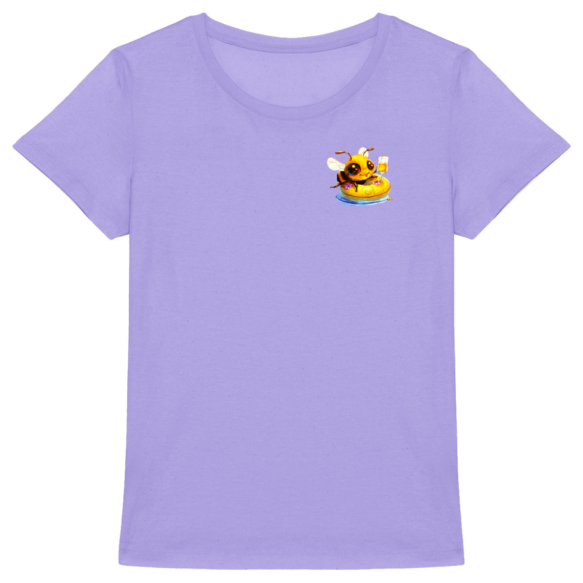 Chilling Bee at the Pool Logo  T-shirt Femme à Col Rond