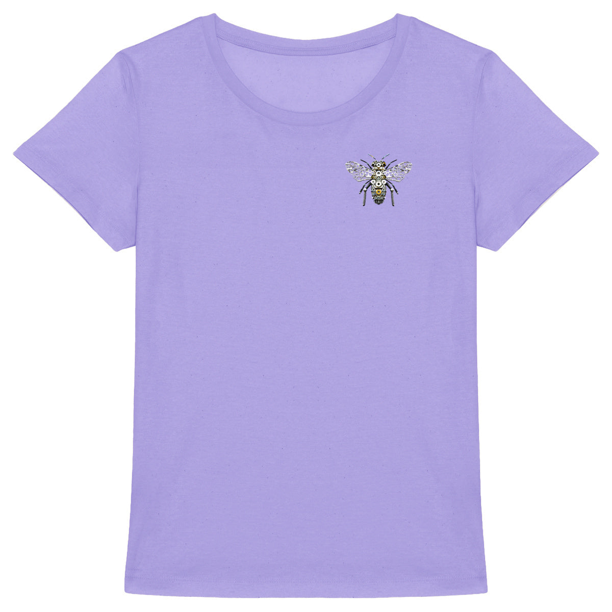 Bee Bolted 5 Logo T-shirt Femme à Col Rond 