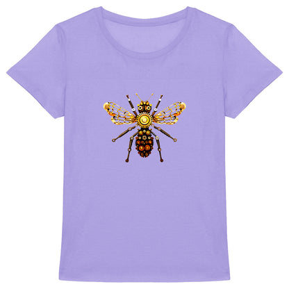 Bee Bolted 1 Front T-shirt Femme à Col Rond