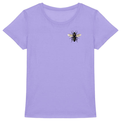 Black Panther Bee Logo T-shirt Femme à Col Rond