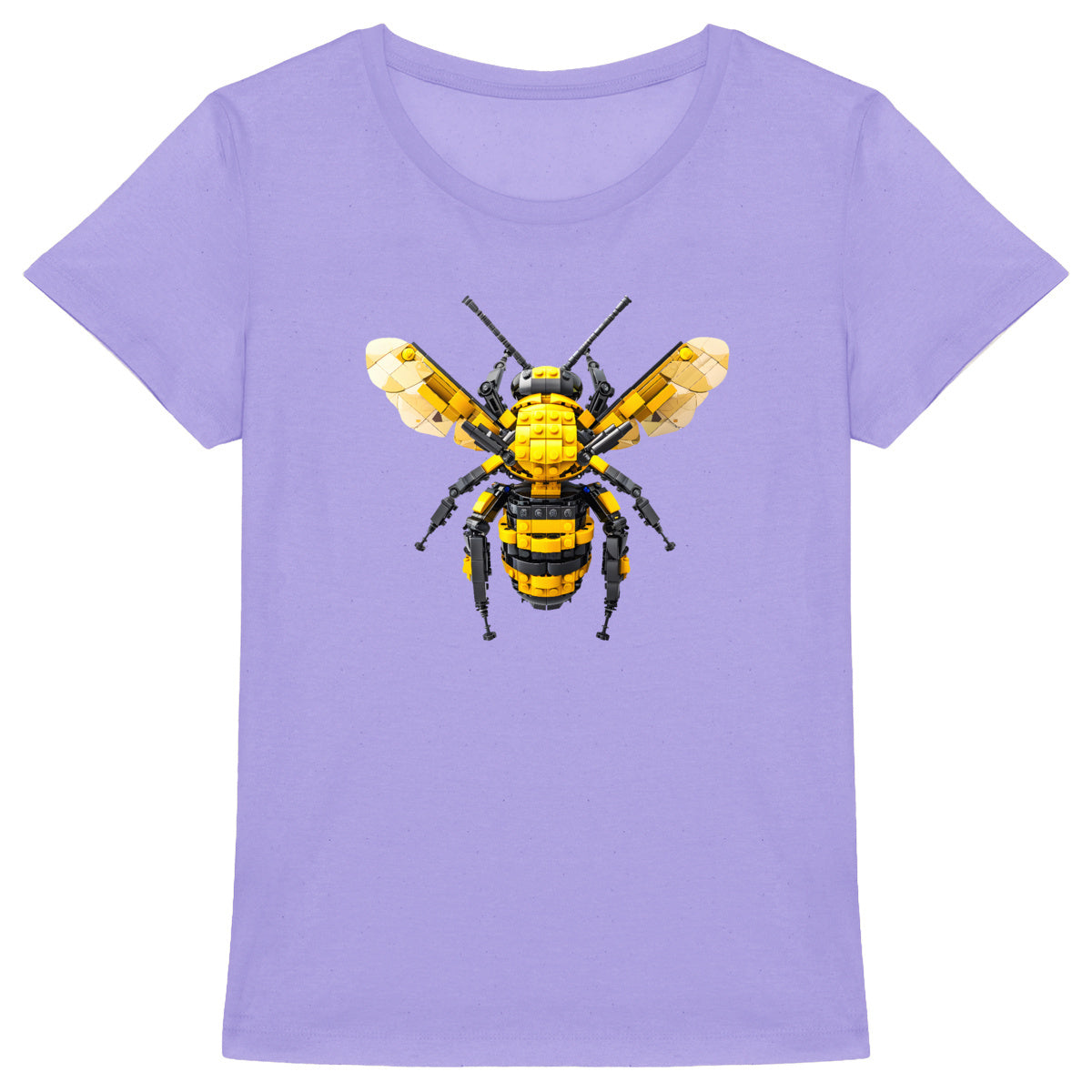 Lego Bee 1 Front with T-shirt Femme à Col Rond