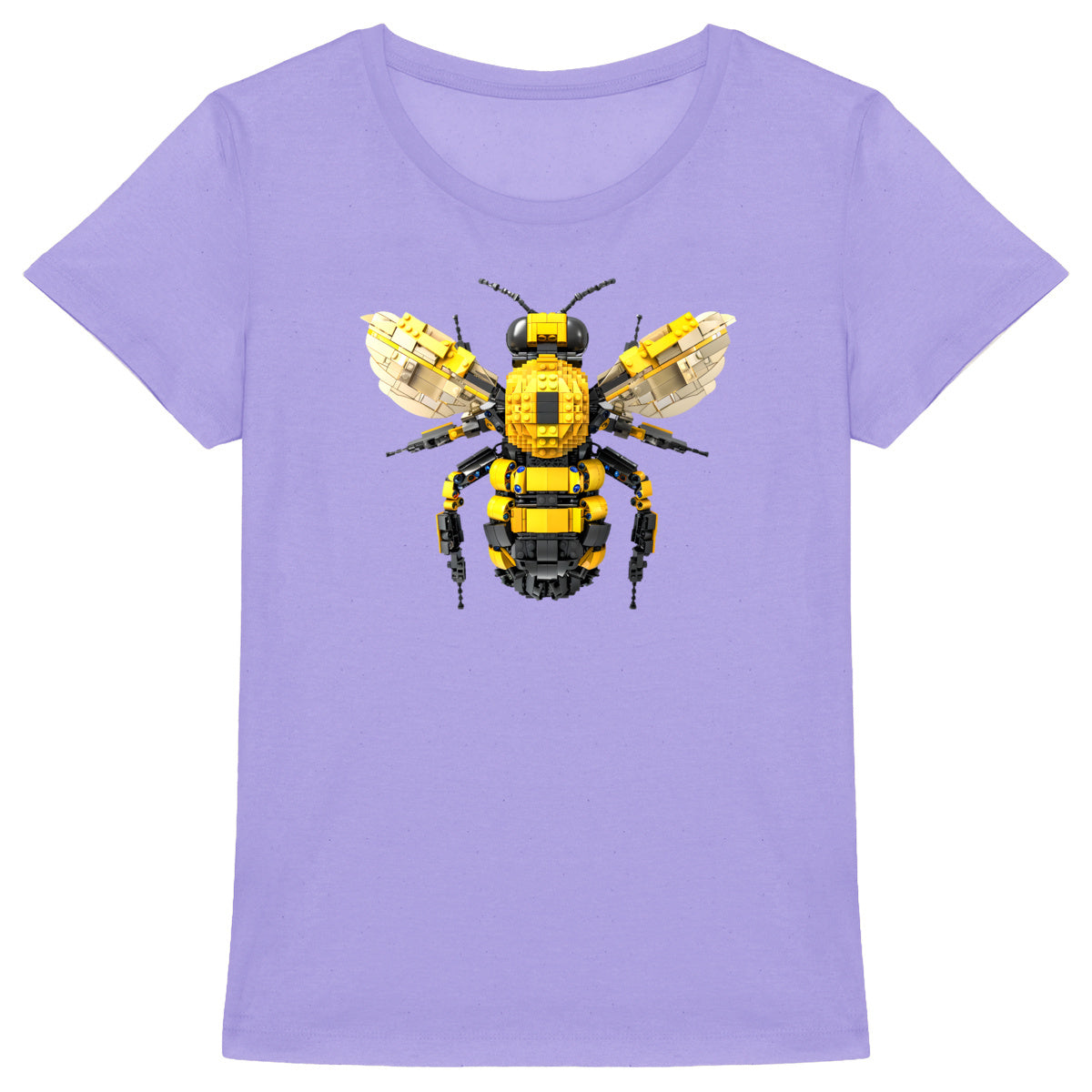 Lego Bee 2 Front with  T-shirt Femme à Col Rond