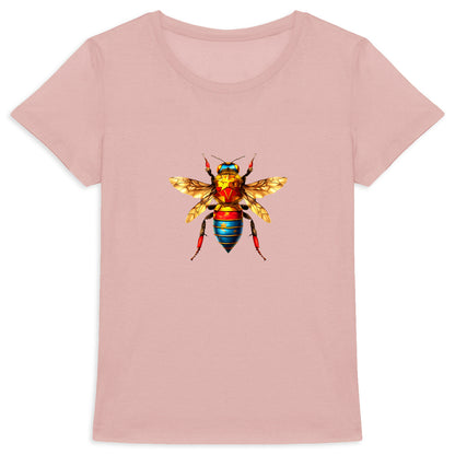 Wonder Woman Bee Front T-shirt Femme à Col Rond