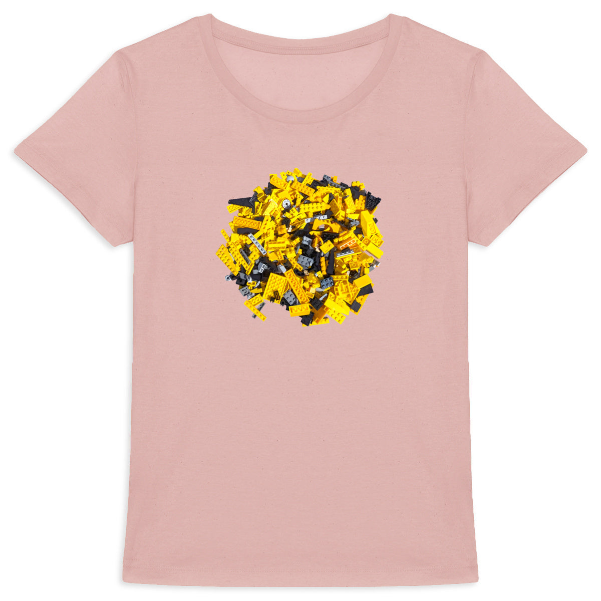 Lego Bee 1 Back with T-shirt Femme à Col Rond