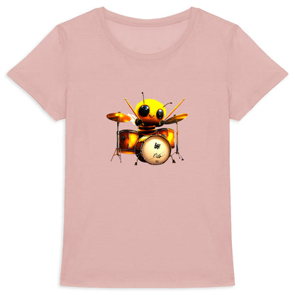 Battery Bee 1 Front T-shirt Femme à Col Rond