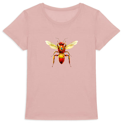 Iron Man Bee Front T-shirt Femme à Col Rond