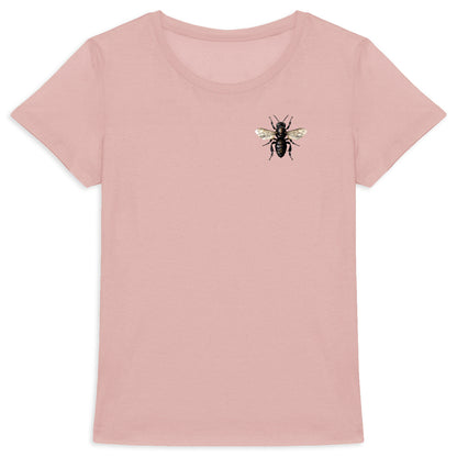 Black Panther Bee Logo T-shirt Femme à Col Rond