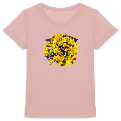 Lego Bee 2 Back with  T-shirt Femme à Col Rond