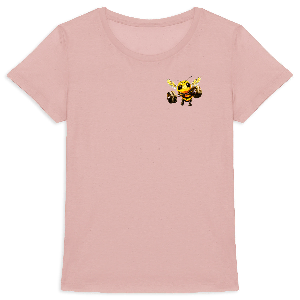 Bodybuild Bee 1 Logo T-shirt Femme à Col Rond