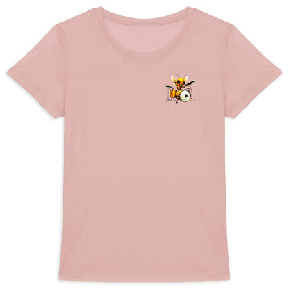 Battery Bee 2 Logo T-shirt Femme à Col Rond