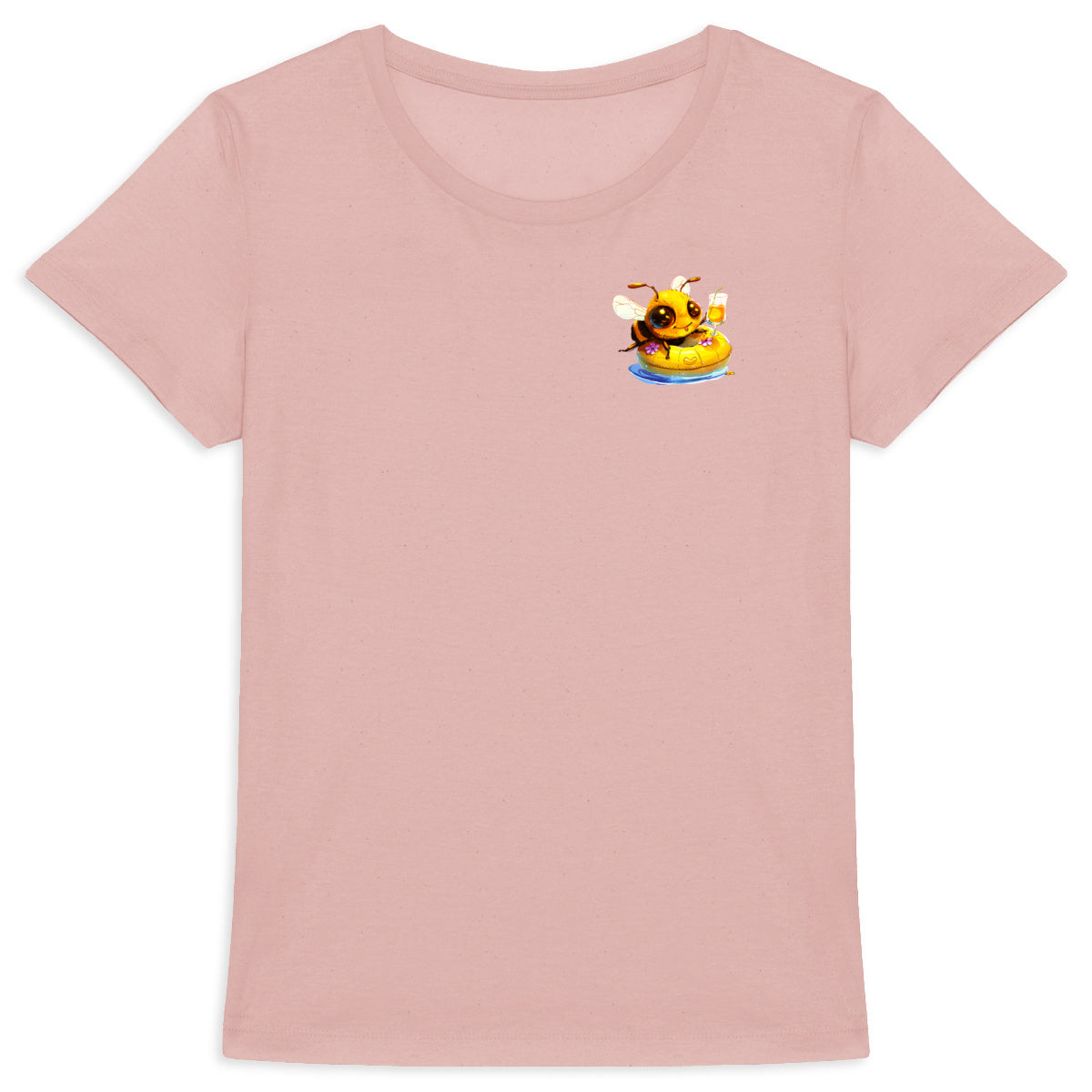 Chilling Bee at the Pool Logo  T-shirt Femme à Col Rond